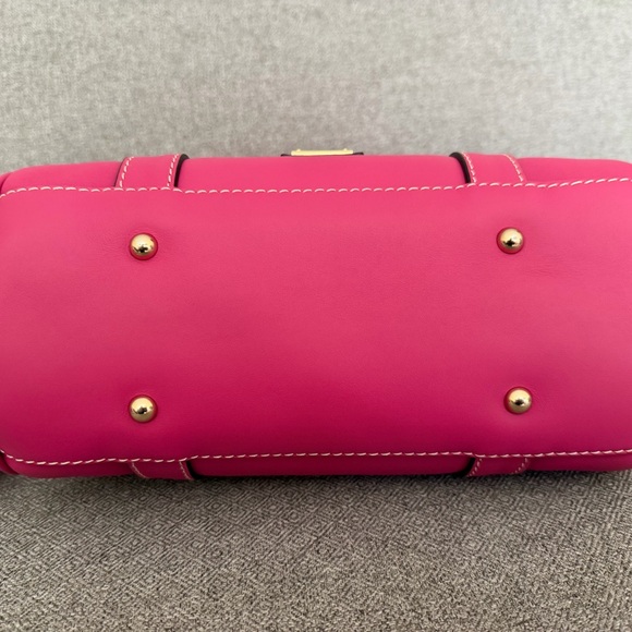 Dooney & Bourke Penrose Pocket Satchel Fuchsia - Picture 5 of 9